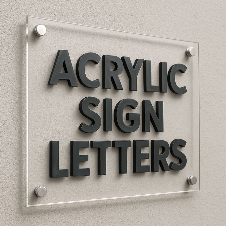 3D ACRYLIC LETTER