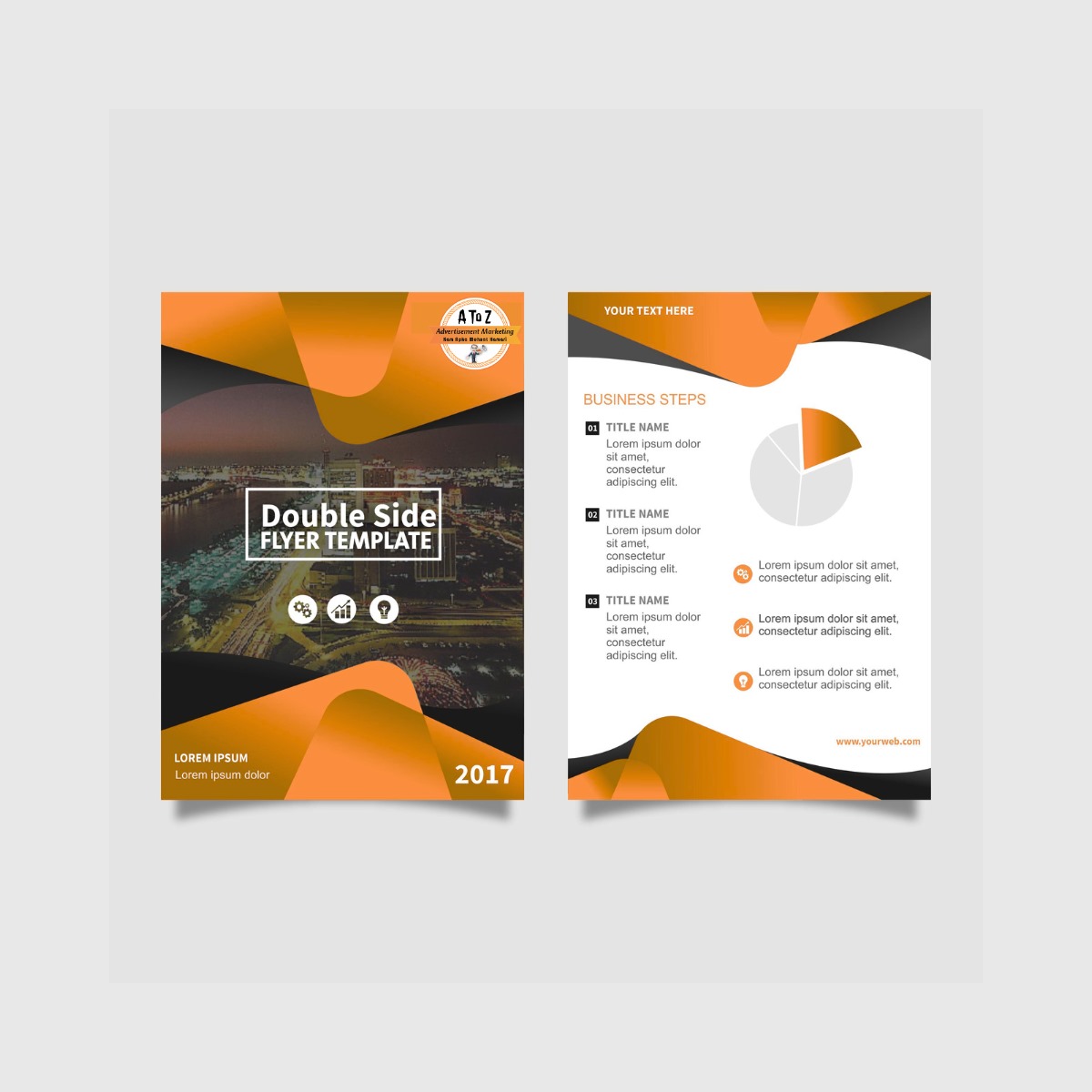 A4 2 PANEL FLAYER