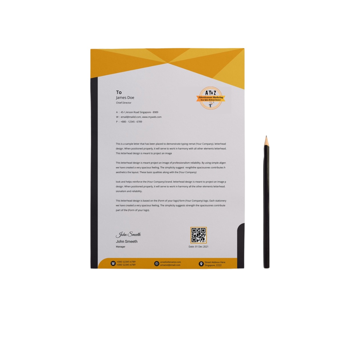 A4 LETTERHEAD MAPLITHO PAPER